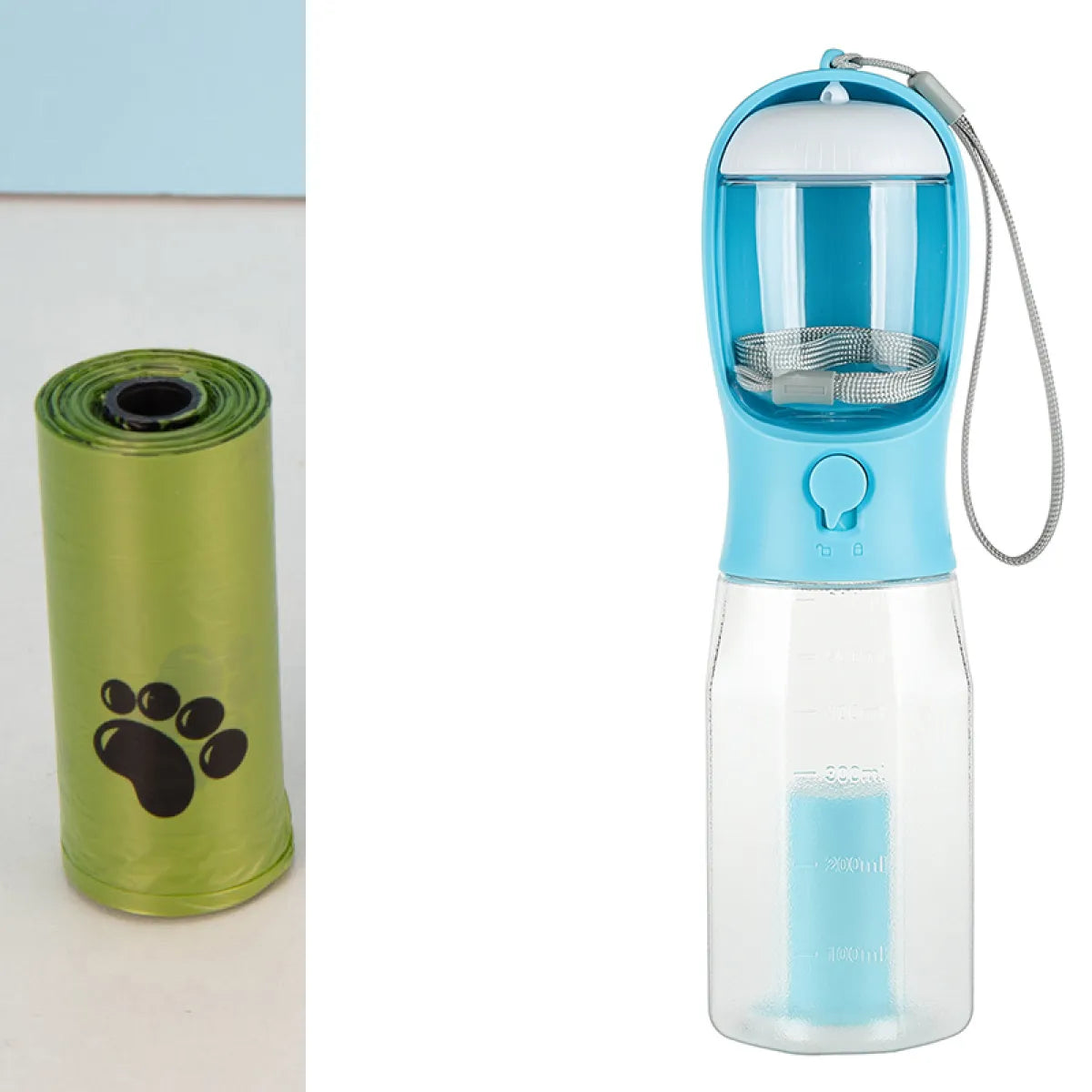 PawGo 3-in-1 Dog Travel Water Bottle — Leakproof, Insulated 32oz with Detachable Bowls